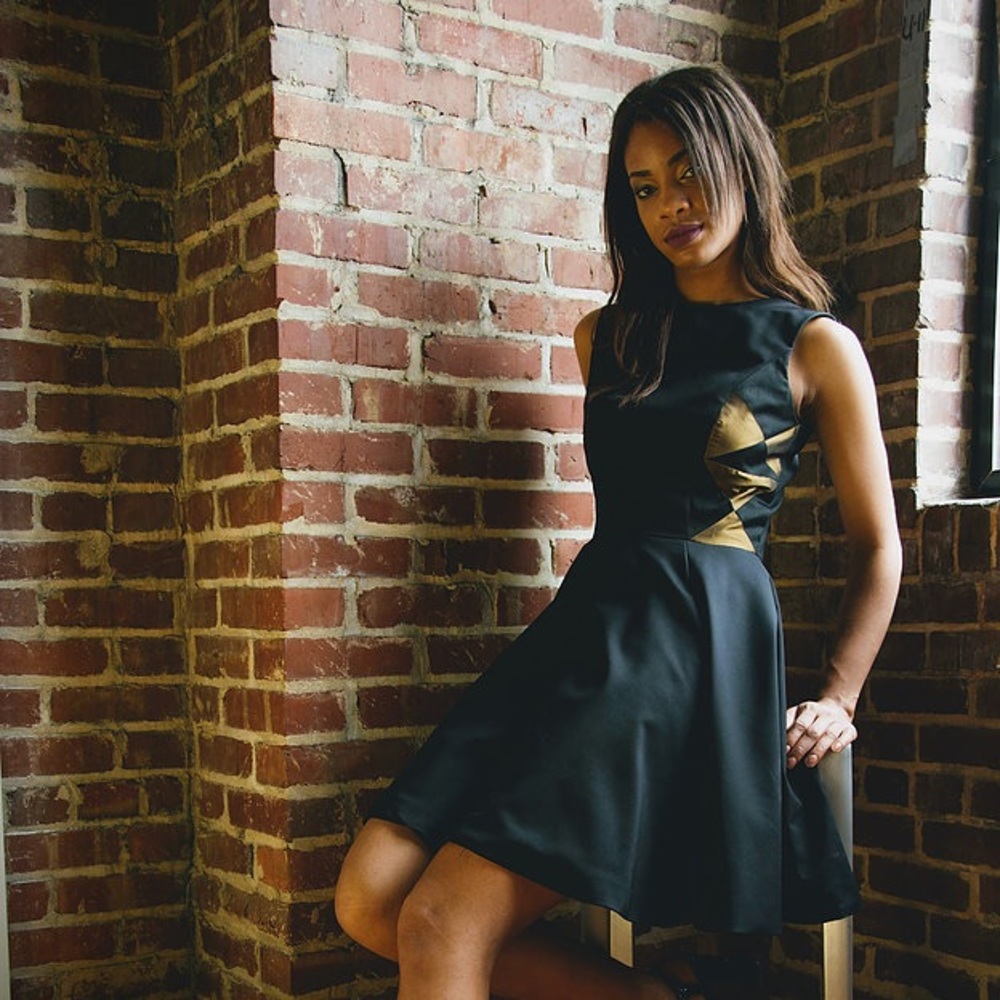 Couture Cocktail Dress- Bowtie